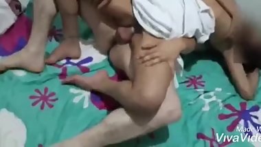 My girlfriend gets fucked by our neighbor big cock