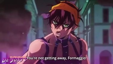 Muscular men pose (JoJo)