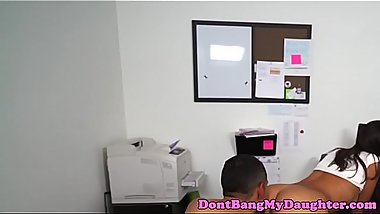 Gorgeous slutty teen fucking older cock