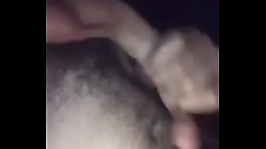 Jerking off at night