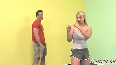 Startling Sarah Vandella gapes all the way