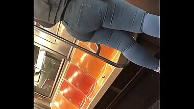 Thick teen subway nyc