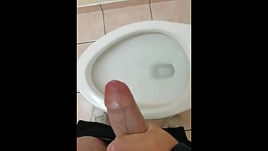 Asian teen jerks offf in hospital bathroom