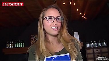 LETSDOEIT - Petite Colombian Teen Lucia Vergara Gets A Huge Facial