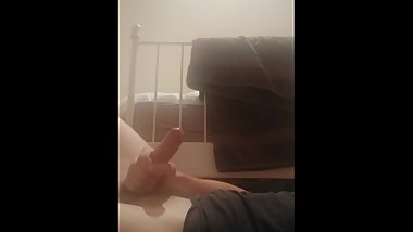 jerking off after a hard workout