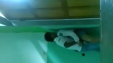 school couple caught by hidden cam