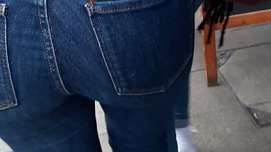 TIGHT SKINNY JEANS ASS TEEN