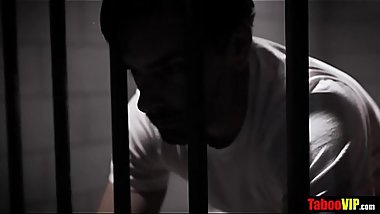 Petite caged teen fucks a stranger to get back freedom