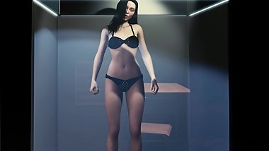 A Growing Woman is Trapped In a Box - Mini GTS Giantess Tall Girl