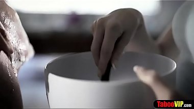 Desperate teen takes stepdads creampie to end harassment