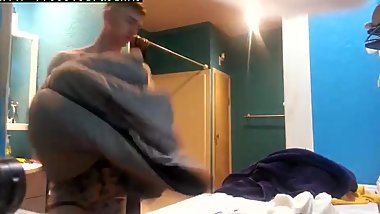 Straight Roommate Spy Cam