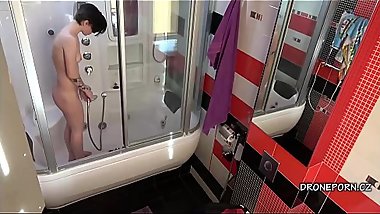 Anna in the bathroom - spy porn