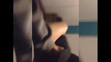 Girl on the phone with Bf while I try making her squirt