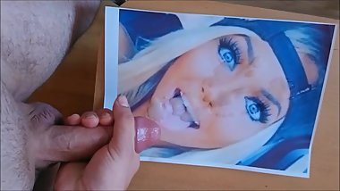 Cum on blondes face picture