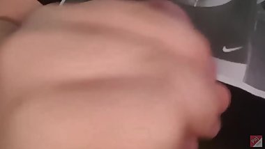 Jerking off to my volleyball partner