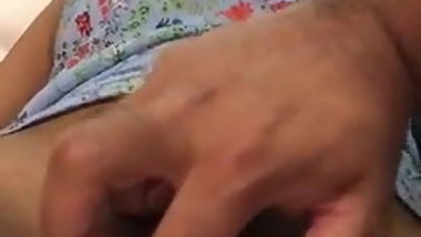 Bangladeshi medical student closeup fingering in hospital