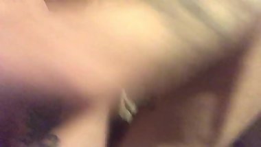 Wife takes good care of her man