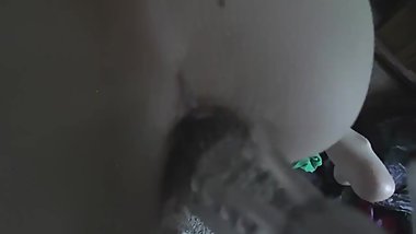 Enjoying My Spinning Anal Vibrator