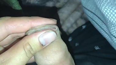 Young guy bored in bed and feeling horny