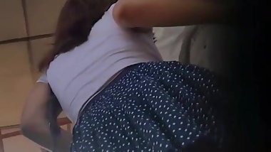 Spy upskirt romanian