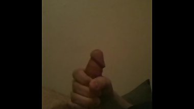 18 yo hairy guy jerks his sexy hard cock for you while parents are sleeping