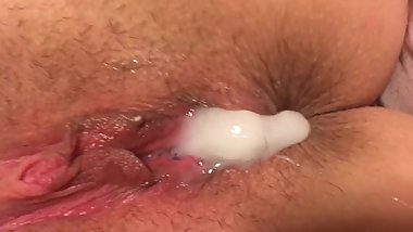 BBC drops huge dripping creampie load in my pussy