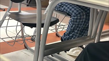 Candid white birkenstock shoeplay