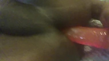 First time dildo use part 2