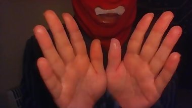 Deborah is playing with her fingers (sucking kissing biting) erotic asmr