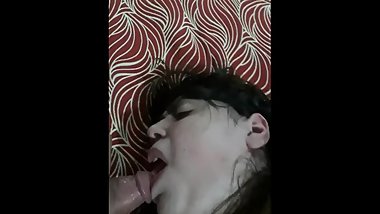 Throatfuck deepthroat titty slapping