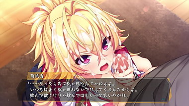 Japanese hentai game BABUMI H-scene 01