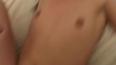 Perfect Leah Luv takes her white  panties for hard sex with a black guy