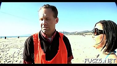 Racy bawdy cleft drillings