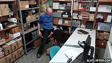 Lp Officer drills Nia Nixons wet purple twat from behind!