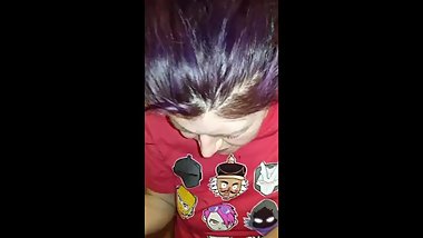 Piss slut drinks leftover piss