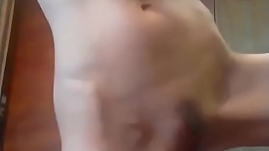 White Teen Riding Huge Stormtrooper Dildo