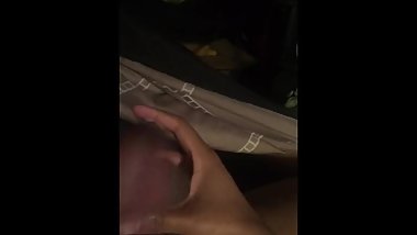 Jerking off after a long day