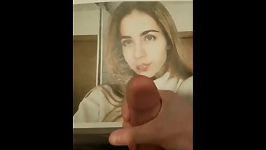 Dumb Blonde Fuckpig Cum Tribute #1