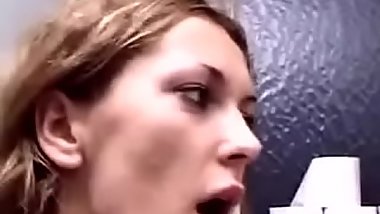 Sara Nice fucked in public toilet