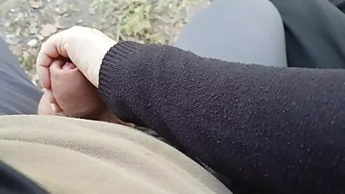 She see and touch it