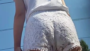 Spy sexy ass short teens girl romanian