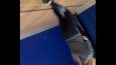High school gym girls ass