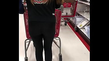 Walmart college teen butt