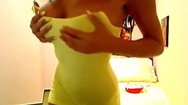 Teen in yellow dress