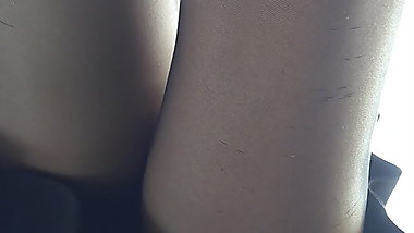 Upskirt flaca minivestido