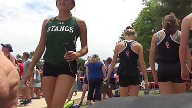 Teen Track 23 (Four Spandex Covered Asses)