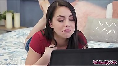 Alina and London naked and eagerly eating each other out