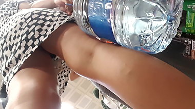 upskirt fr's sexy ass in thongs