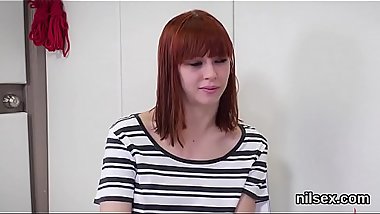 Sexy teen was brought in butthole assylum for harsh treatment