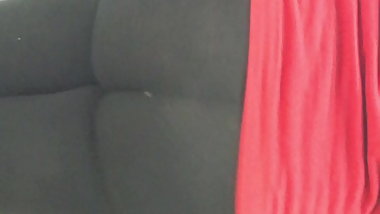 Thick pawg gf thin leggings no panties pull ups